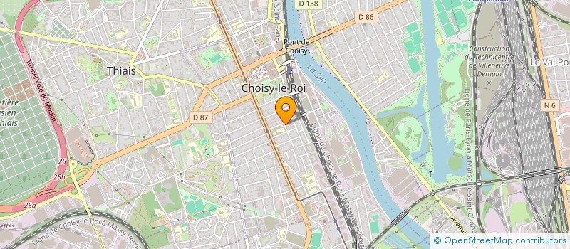 localisation de l'entreprise MONSIEUR ISMAILA TRAORE à CHOISY-LE-ROI