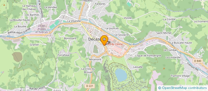 localisation de l'entreprise MONSIEUR ISMAINE-BEN SAID ALI  DECAZEVILLE