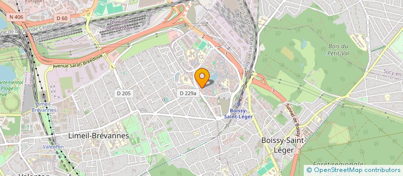 localisation de l'entreprise MONSIEUR ISMAINE DJELLOUL à BOISSY-SAINT-LEGER