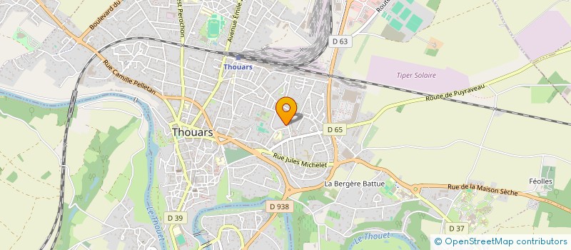 localisation de l'entreprise MONSIEUR ISMATULLAH KHAN  THOUARS