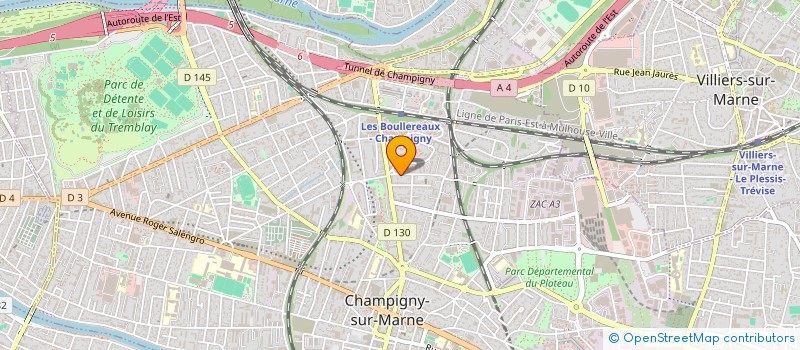 localisation de l'entreprise MONSIEUR ISMAYIL BORAN à CHAMPIGNY-SUR-MARNE