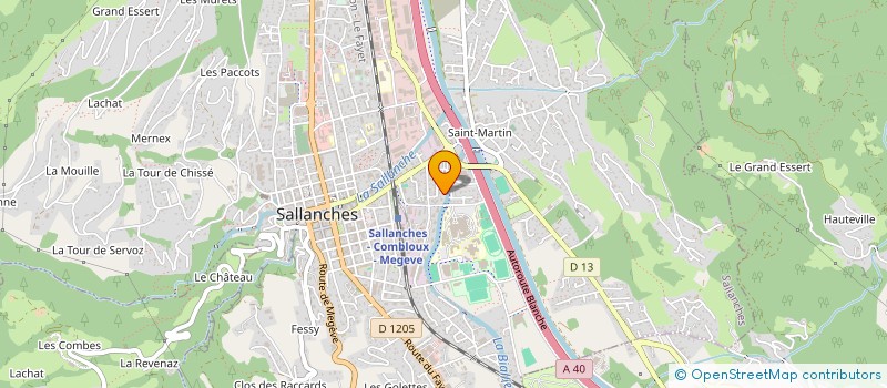 localisation de l'entreprise MONSIEUR ISMAYL BEN ABBOU  SALLANCHES