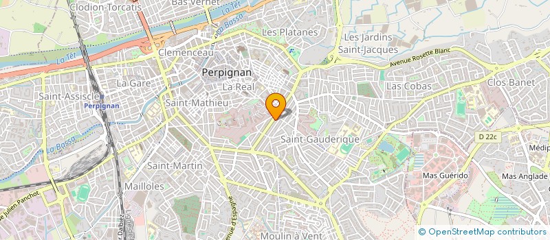 localisation de l'entreprise MONSIEUR ISMET HAJDARAJ  PERPIGNAN