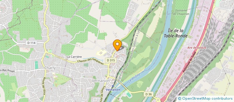 localisation de l'entreprise MONSIEUR ISMET KARAOGLAN  VERNAISON