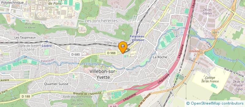 localisation de l'entreprise MONSIEUR ISMET MOULLAN  PALAISEAU