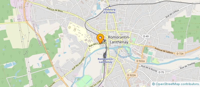 localisation de l'entreprise MONSIEUR ISMET PUSKULLU  ROMORANTIN-LANTHENAY