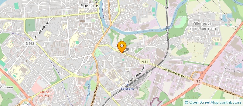 localisation de l'entreprise MONSIEUR ISMET SHAQIRI à SOISSONS