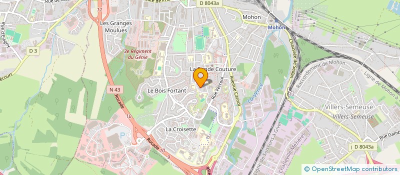 localisation de l'entreprise MONSIEUR ISMOLI MUHAREMI  CHARLEVILLE-MEZIERES