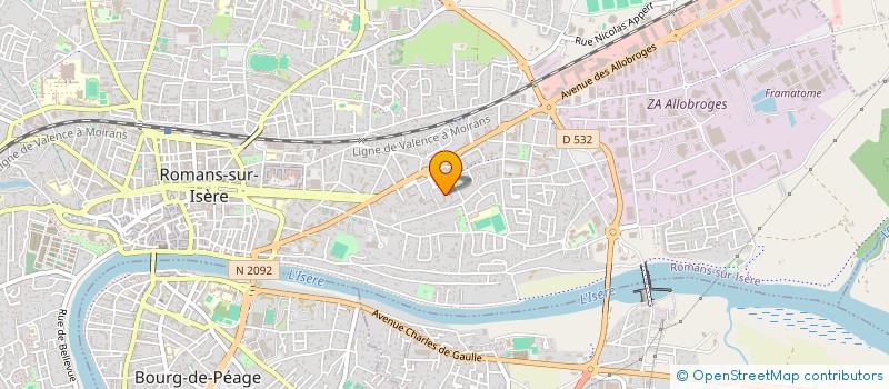 localisation de l'entreprise MONSIEUR ISMOYIL ERCIYAS  ROMANS-SUR-ISERE