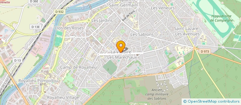 localisation de l'entreprise MONSIEUR ISOUMAIL CAMARA  COMPIEGNE