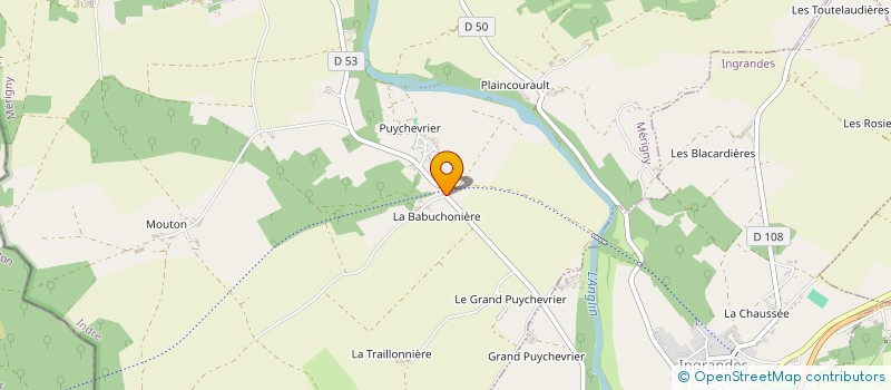 localisation de l'entreprise MONSIEUR ISRAEL ARINO TORRES à MERIGNY