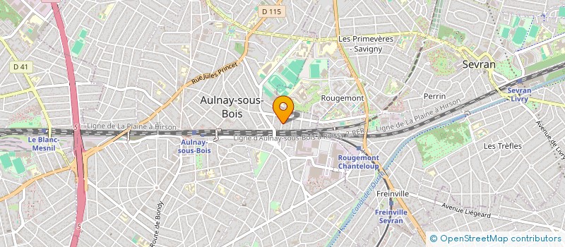 localisation de l'entreprise MONSIEUR ISRAEL DA CONCEICAO DA SILVA  AULNAY-SOUS-BOIS