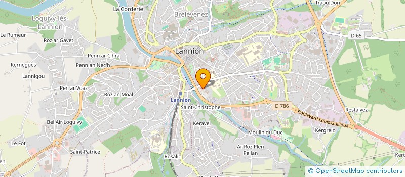 localisation de l'entreprise MONSIEUR ISRAEL DASSONNEVILLE  LANNION