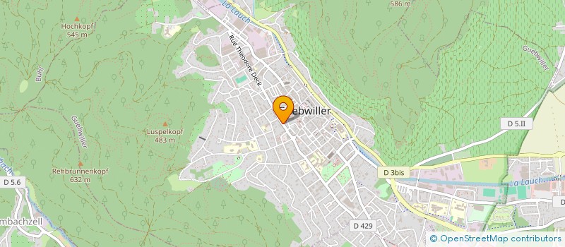 localisation de l'entreprise MONSIEUR ISRAEL KING  GUEBWILLER