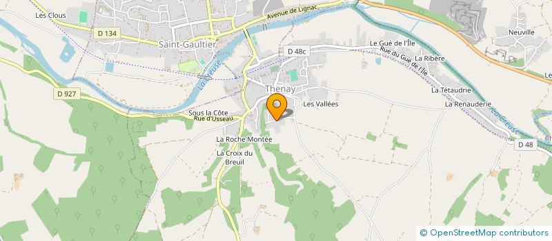 localisation de l'entreprise MONSIEUR ISRAEL ROBIN à THENAY