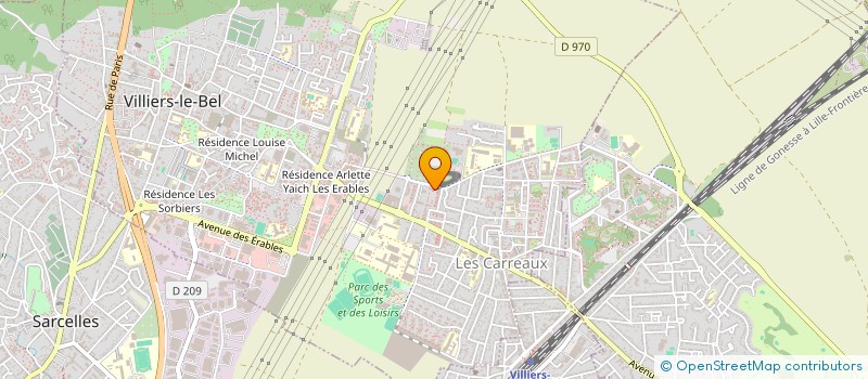 localisation de l'entreprise MONSIEUR ISRAR AHMADZAI  VILLIERS-LE-BEL