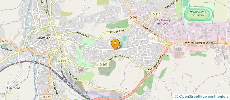 localisation de l'entreprise MONSIEUR ISRAR AZIZ  LISIEUX