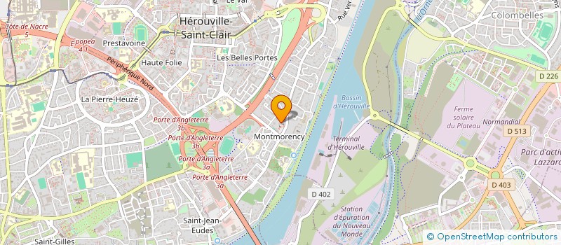 localisation de l'entreprise MONSIEUR ISRAR HASSAN  HEROUVILLE-SAINT-CLAIR