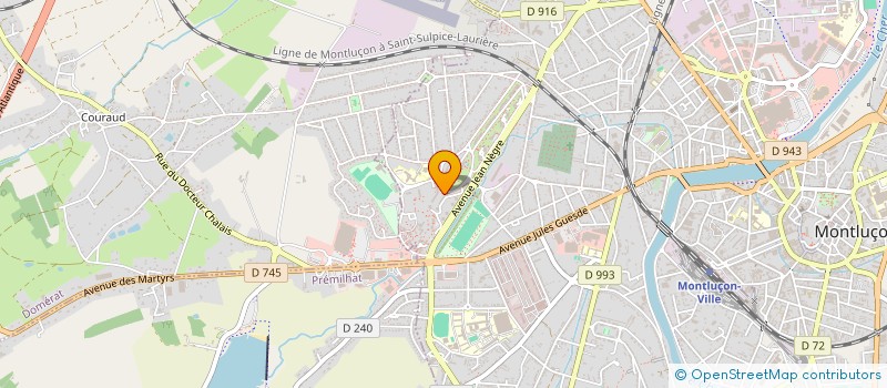 localisation de l'entreprise MONSIEUR ISSA ABUBAKAR  MONTLUCON