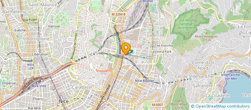 localisation de l'entreprise MONSIEUR ISSA AKHMADOV à NICE