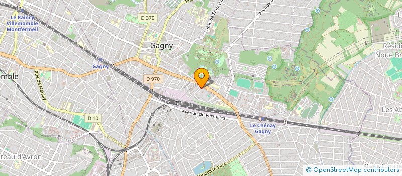 localisation de l'entreprise MONSIEUR ISSA ALI  GAGNY