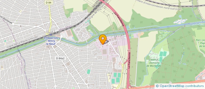 localisation de l'entreprise MONSIEUR ISSA ALI GANAME  VILLEPARISIS