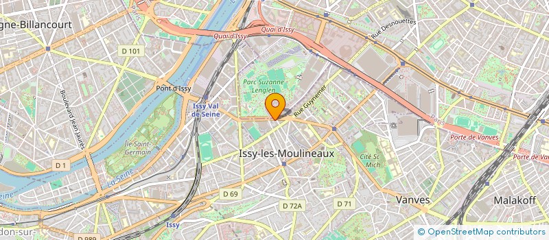 localisation de l'entreprise MONSIEUR ISSA BAGAYOKO à ISSY-LES-MOULINEAUX