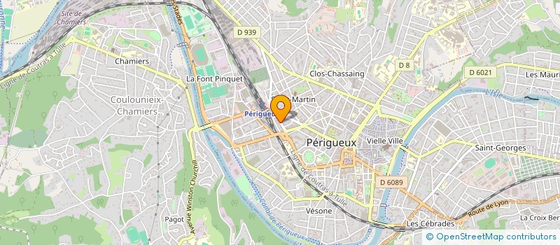 localisation de l'entreprise MONSIEUR ISSA BAILO BAH  PERIGUEUX