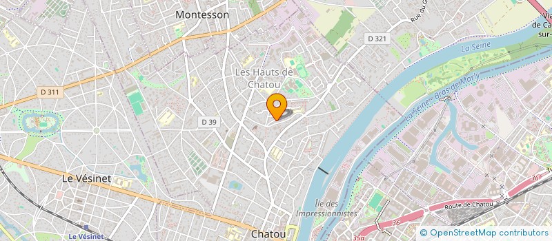 localisation de l'entreprise MONSIEUR ISSA BATHIILY  CHATOU