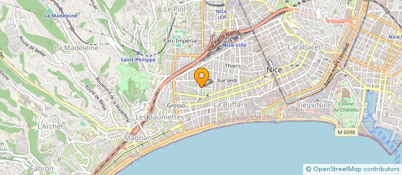 localisation de l'entreprise MONSIEUR ISSA BATSAEV à NICE