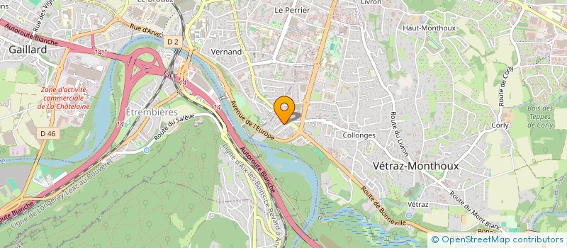 localisation de l'entreprise MONSIEUR ISSA-BEN-YACINE DIALLO  VETRAZ-MONTHOUX