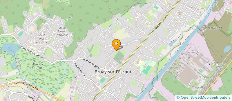 localisation de l'entreprise MONSIEUR ISSA CHAKIR  BRUAY SUR L ESCAUT