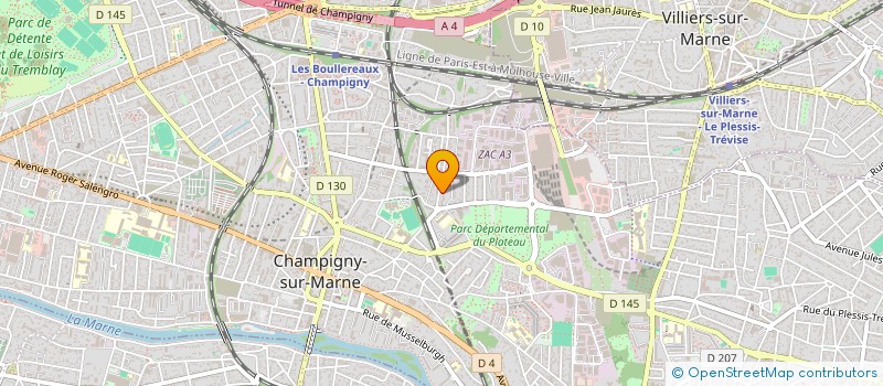 localisation de l'entreprise MONSIEUR ISSA DABO à CHAMPIGNY-SUR-MARNE