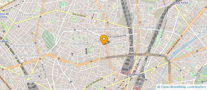 localisation de l'entreprise MONSIEUR ISSA DIA  PARIS