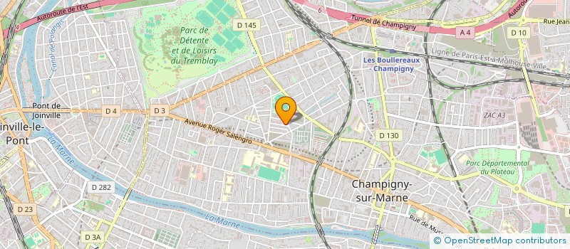 localisation de l'entreprise MONSIEUR ISSA DIABATE à CHAMPIGNY-SUR-MARNE