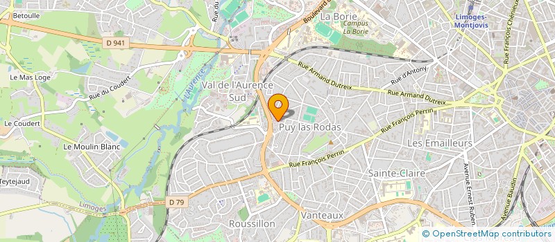 localisation de l'entreprise MONSIEUR ISSA DIAGNE à LIMOGES