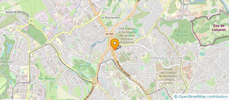 localisation de l'entreprise MONSIEUR ISSA DIAITE à MONTPELLIER