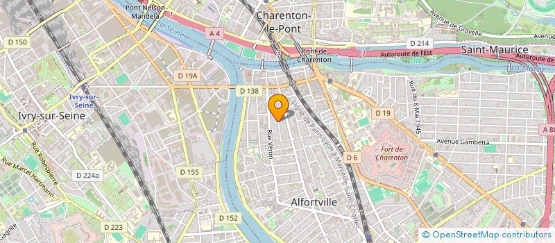 localisation de l'entreprise MONSIEUR ISSA DIAKHO  ALFORTVILLE