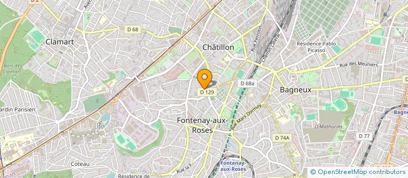 localisation de l'entreprise MONSIEUR ISSA DIAKITE à FONTENAY-AUX-ROSES