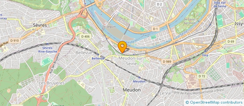 localisation de l'entreprise MONSIEUR ISSA DIAMOYE à MEUDON
