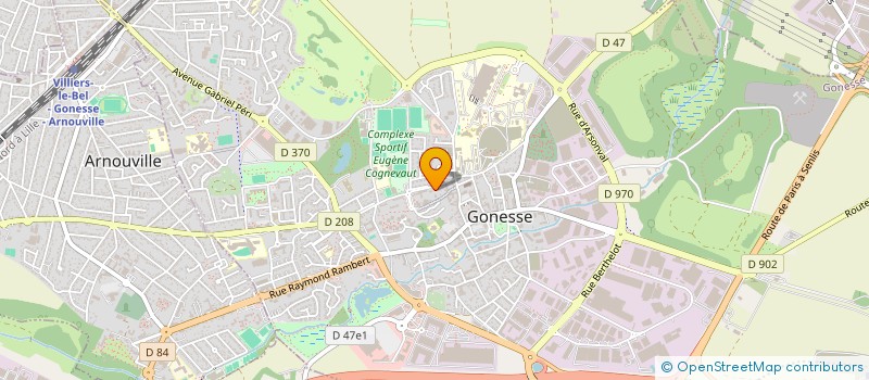 localisation de l'entreprise MONSIEUR ISSA DIAWARA  GONESSE