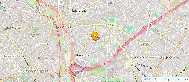 localisation de l'entreprise MONSIEUR ISSA DOUBATERE à BAGNOLET