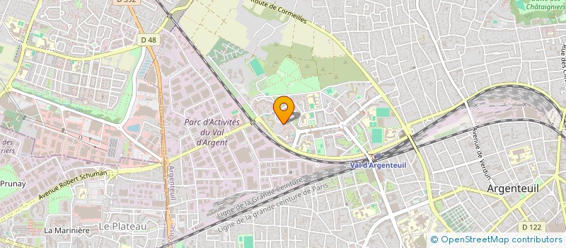 localisation de l'entreprise MONSIEUR ISSA DUPRE  ARGENTEUIL