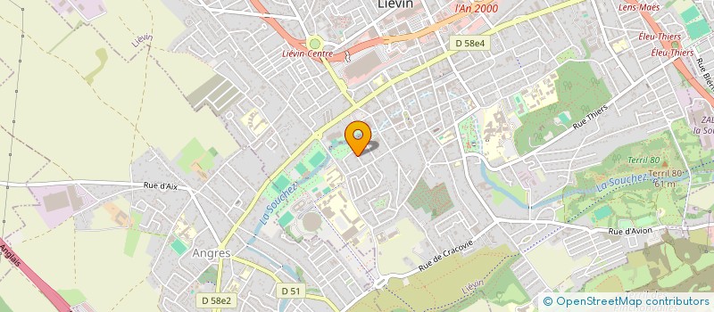 localisation de l'entreprise MONSIEUR ISSA ELARAIBI  LIEVIN