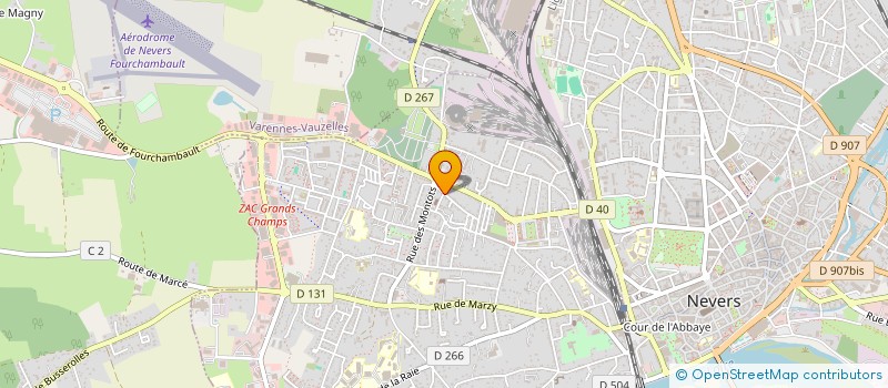 localisation de l'entreprise MONSIEUR ISSA ELHATTAB à NEVERS