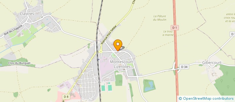 localisation de l'entreprise MONSIEUR ISSA FALL à MONTESCOURT-LIZEROLLES