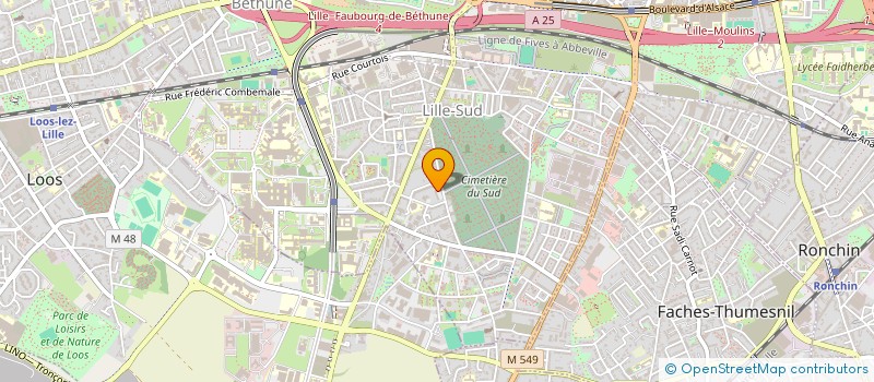 localisation de l'entreprise MONSIEUR ISSA HAMIDOU AMADOU à LILLE