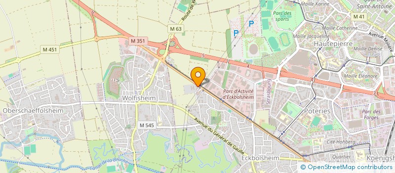 localisation de l'entreprise MONSIEUR ISSA HASSAN MOHAMED  ECKBOLSHEIM