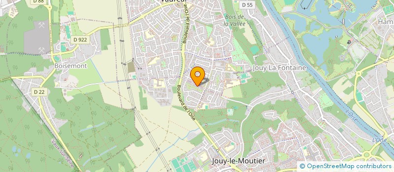 localisation de l'entreprise MONSIEUR ISSA ISSA  JOUY-LE-MOUTIER