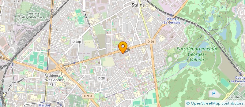 localisation de l'entreprise MONSIEUR ISSA KOITA à STAINS